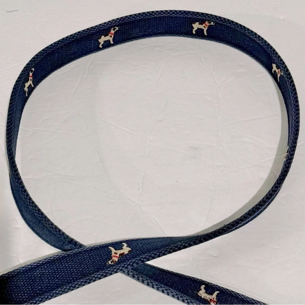 Lands End Kids Dog Canvas Belt, size XL‎